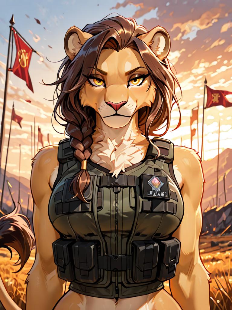 Leona 'Steelclaw' Volkov — AI companion on Edem AI